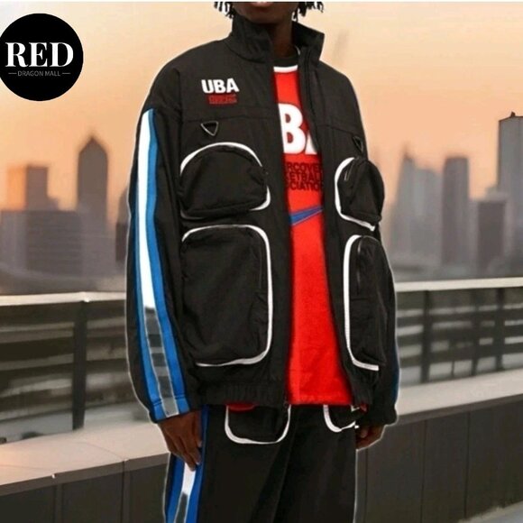 Nike X Undercover UBA Jun Takahashi Basketball Track Jacket CW8009-010 - Men's L - Picture 1 of 14